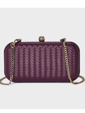 NWT by a. new day Woven Minaudiere Clutch
